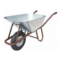 Müba - Camión volquete profundo 90l rueda neumática llanta acero con bola