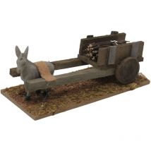 Carretto con Carico Rami per Presepe - RR86655B