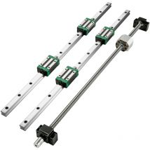 Carril Guía Lineal HGR20-1000mm Recorrido Carril de Deslizamiento Lineal HGR20-1000mm para Kit cnc Adecuado para Equipos Automáticos Equipos de