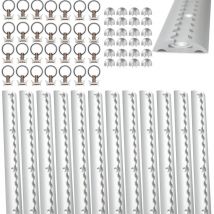 CARRIL DE SUJECIÓN. Juego de carriles. Aluminio. Fijación de la carga. 12×1M