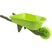 Carriola in plastica bicolore verde per bambini