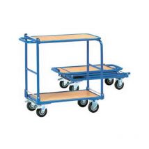 Fetra - Carrito de tubo de acero con planaaforma plegable 250 kg