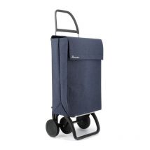 Carro compra 4 ruedas bolsa cuadrada jean tweed 4 marino