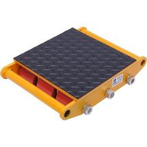 Senderpick - Carro con ruedas para máquinas pesadas Capacidad 15 t 33 000 lb Carro con ruedas 9 ruedas Patines Máquina industrial Mover Rodillo
