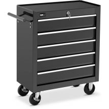 MSW - Carro de herramientas - 5 cajones - hasta 50 kg - con cerradura