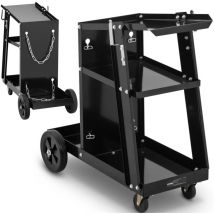Carro de soldadora - 3 estantes - 80 kg