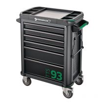 Stahlwille - Atelierwa. 93/157QR L877xP481xH1000mm 500kg 6 tiroirs 157 pièces tôle d'acier