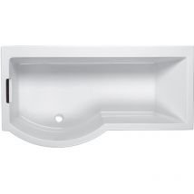 Carron - ite Celsius Shower Bath 1700mm rh Bath + Filler/ Round - White - 02413