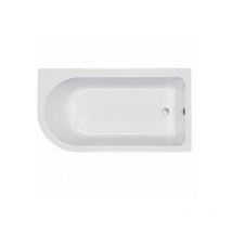 Ite Status Shower Bath lh 1550x850mm - White - 02399 - Carron