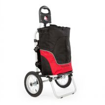 Duramaxx - Carry Red remorque à vélo chariot à main charge max 20 kg noir/rouge