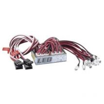 Carson Modellsport - Unità luce Bianco, Rosso 4 - 6 v/dc 500906166