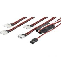 Kit déclairage Carson Modellsport 500906240 rouge, blanc 4.4 - 6 v