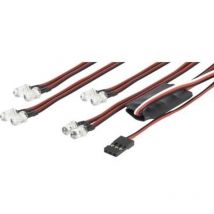 Beleuchtungssatz Rot, Weiß 4.4 - 6 v 500906240 - Carson Modellsport