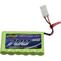 Carson Modellsport Pack De Batterie (nimh) 7.2 V 700 Mah Fiche Tamiya Mâle