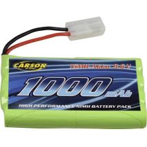 Carson Modellsport Pack De Batterie (nimh) 9.6 V 1000 Mah Fiche Tamiya Mâle