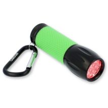 Carson SL-33 Rotlicht LED-Taschenlampe – 9 rote LEDs – 2 Helligkeitsstufen – Karabinerclip – für Astronomie und nächtliche Aktivitäten