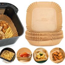 Carta per friggitrice ad aria e forno, confezione da 100 pezzi di carta forno antiaderente usa e getta da 20 cm. Offerta esclusiva