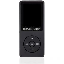 Carte enfichable lecteur MP4 ultra-mince avec écran pouvant être joué en noir