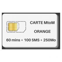 Jod1 - Carte M2M Orange 60 mins + 100 sms - 250 mo