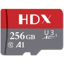 Mowze - Carte Micro sd 256 Go, carte flash microSDXC uhs-i, jusqu'à 100 Mo/s, A1, U3, Class10, V30, carte tf haute vitesse