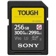 Sdxc g Tough series 256GB uhs-ii Class 10 U3 V90 (SFG256T) - Sony