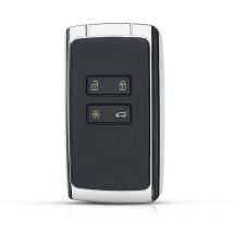 Carte Rechange clé pour Renault Kadjar - Megane 4 - Espace 5 - Clio 5 - Koleos 2 - Captur 2 – Talisman – Duster 2 – Smartkey 4 Boutons Phonillico