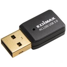 Edimax - EW-7822UTC - Sans fil - usb - wlan - Wi-Fi 4 (802.11n) - 867 Mbit/s - Noir