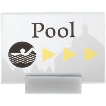 Rótulo para puertas MONACO altura 105 mm DIN A6 peso 0,54