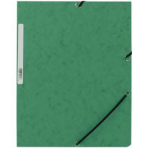 Cartella in gomma KF02167 Cartoncino blu con alette Q-Connect DINA4