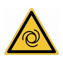Stickerslab - Cartelli adesivi iso 7010 'Macchina ad avviamento automatico' - W018 Misura - 50mm x 50mm, Numero Pezzi - 500 Pezzi