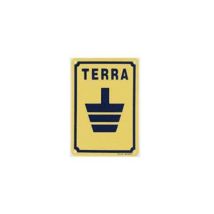Cartello indicatore in alluminio – 175 x 125 mm – Giallo – SEM