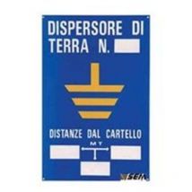 SEM - Cartello Indicatore Pozz.Terra ( cod. 5398 )