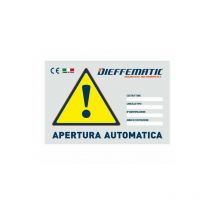 Cartello Monitore Segnalazione Cancello Scorrevole Battente Garage Serranda