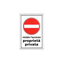 Cartello Proprieta' Privata 20X 30 Plastica