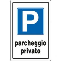 Cartello Parcheggio Privato parking abitazioni uffici 30CMx20CM