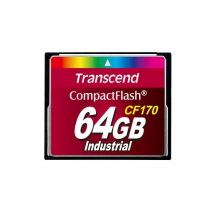 Transcend - 64 Go Carte mémoire CompactFlash (cf) 170x TS64GCF170