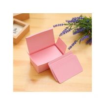Cartes créatives vierges épaisses diy, petites cartes de mots colorées, cartes de notes en boîte, cartes de message, 90 pièces A1