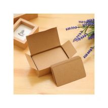 Cartes créatives vierges épaisses diy, petites cartes de mots colorées, cartes de notes en boîte, cartes de message, 90 pièces A2