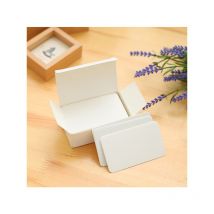 Cartes créatives vierges épaisses diy, petites cartes de mots colorées, cartes de notes en boîte, cartes de message, 90 pièces A4