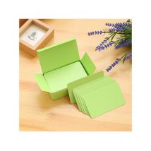 Cartes créatives vierges épaisses diy petites cartes de mots colorées cartes de notes en boîte cartes de message 90 pièces A6