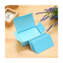 Cartes créatives vierges épaisses diy, petites cartes de mots colorées, cartes de notes en boîte, cartes de message, 90 pièces A7