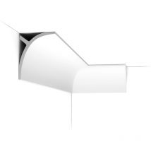 C991 Corniche pour éclairage indirect et cache tringle à rideau Orac Decor - 11x14x200cm (h x p x L) - moulure décorative polyuréthane Carton complet