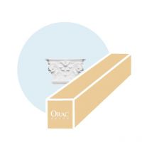 Carton complet de 8 chapiteaux K201 - 22,8x14,9x6,2cm Orac decor