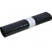 Carton de 200 sacs poubelles 100 litres eco noirs - Epaisseur 37μ - SB12C0NR - Topcar