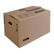 Transpak - Carton de déménagement carton ondulé L440xL340xH474mm double paroi marron (Par 10)