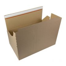 Transpak - Carton ondulé L420xL290xH190mm simple vague marron (Par 10)