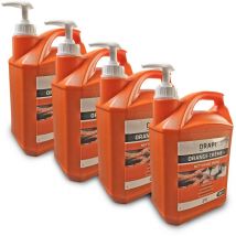 Orapi - Carton savon nettoyant main, orange creme + atelier- 4x5l