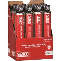 Senco - 12 Cartouches De Gaz Pc1308p Pour Cloueur À Gaz (-18°c À +50°c)