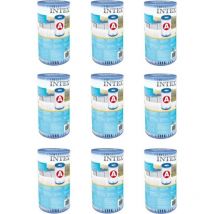 Cartouche filtrante Intex 29000 Type a 9 pièces pour piscine 244/305/366 cm