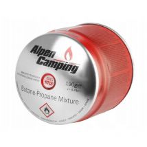 Alpentech - Cartouche gaz 190g Perçable Butane Propane Avec Sécurité stop-gaz